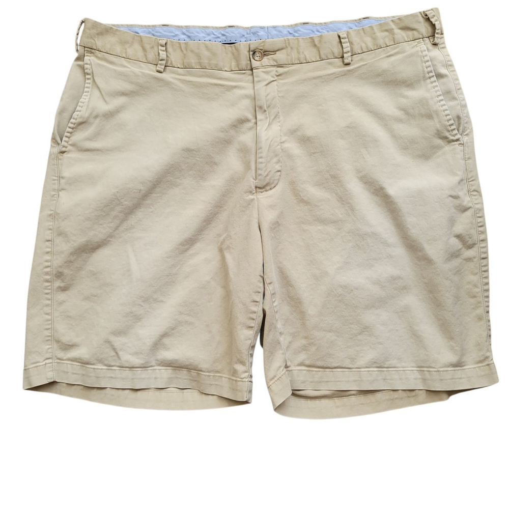Peter Millar Men's Pima Cotton Spandex Blend Chino Shorts Size 40 Inseam 9"
